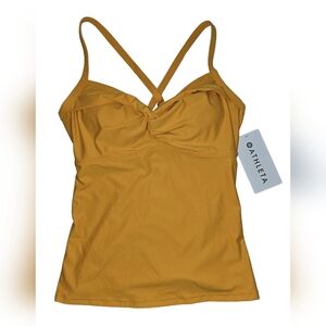 Athleta Twist Up Tankini Top Sz 32D/DD